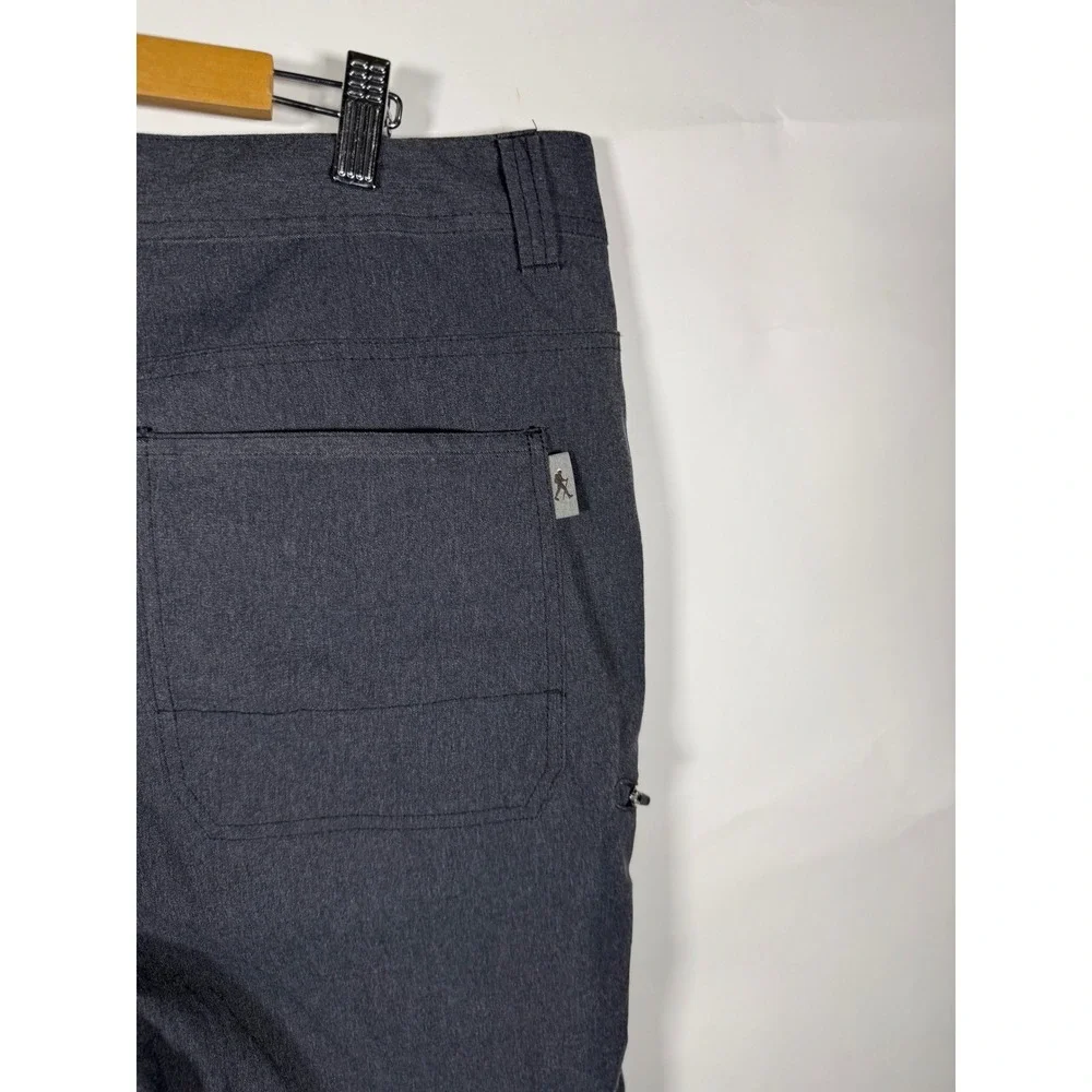 Royal Robbins Mens 38x30 Standard Fit Performance Hiking Pants Charcoal Grey